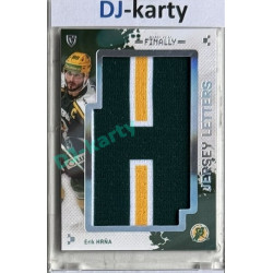 23/24 Goal Cards Finally Season #LT-10 Erik Hrňa Jersey Letters