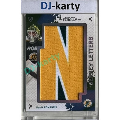 23/24 Goal Cards Finally Season #LT-14 Patrik Romančík Jersey Letters