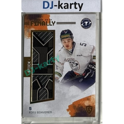 23/24 Goal Cards Finally Season #FST-18 Riku Sihvonen Stick 07/20