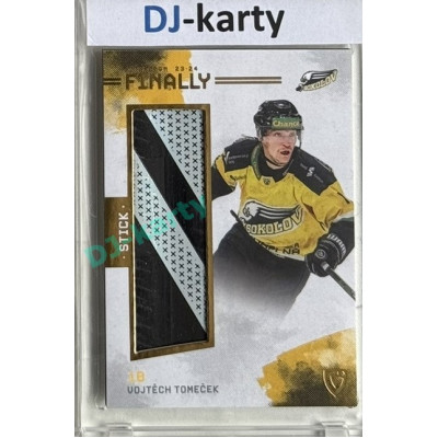 23/24 Goal Cards Finally Season #FST-33 Vojtěch Tomeček Stick 10/20