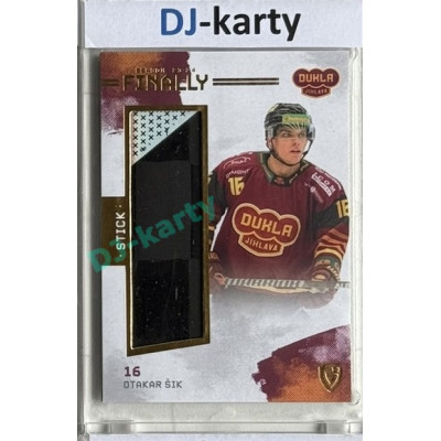 23/24 Goal Cards Finally Season #FST-22 Otakar Šik Stick 10/20