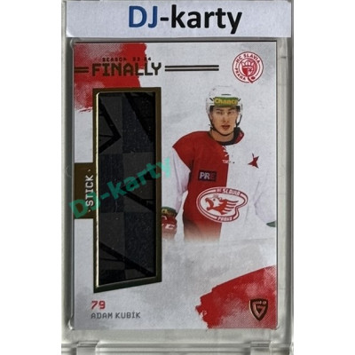 23/24 Goal Cards Finally Season #FST-29 Adam Kubík Stick 10/20