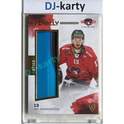 23/24 Goal Cards Finally Season #FST-39 Jan Zahradníček Stick 10/20