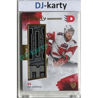 23/24 Goal Cards Finally Season #FST-37 Jan Zdráhal Stick 10/20