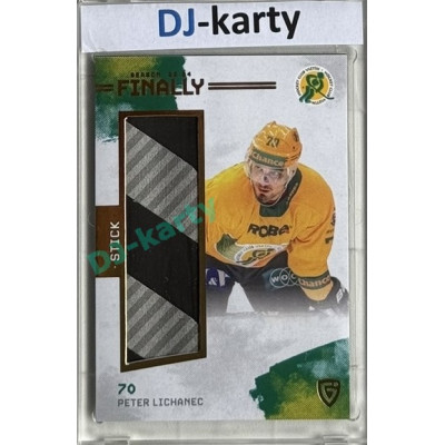 23/24 Goal Cards Finally Season #FST-13 Peter Lichanec Stick 10/20