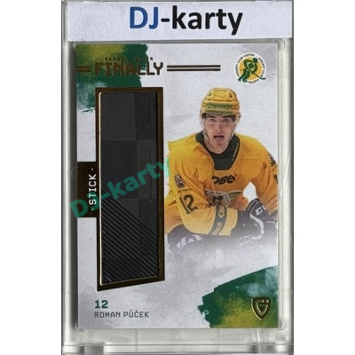 23/24 Goal Cards Finally Season #FST-10 Roman Půček Stick 10/20