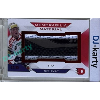 2024 Dynamo100 #MM-05 Aleš Hemský Memorabilia Material Red 22/35