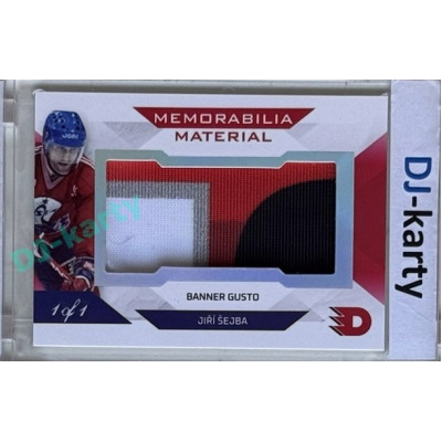 2024 Dynamo100 #MM-16 Jiří Šejba Memorabilia Material Rainbow 1of1