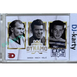 2024 Dynamo100 #049 DD trios Danda – Mach – Ráliš Expo Blue 1of10