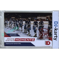 2024 Dynamo100 #061 Moments 1977/78 - zápasy proti týmům NHL Expo Red 1of10