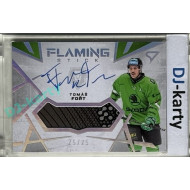 2024/25 Sportzoo ELH 1. serie #FS-FO Tomáš Fořt Flaming Stick Auto 25/25