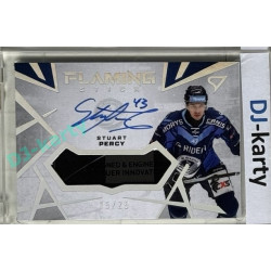 2024/25 Sportzoo ELH 1. serie #FS-SP Stuart Percy Flaming Stick Auto 15/25