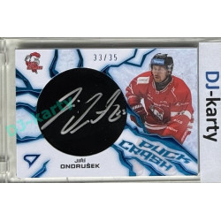 2024/25 Sportzoo ELH 1. serie #PC-ON Jiří Ondrušek Puck Crash Auto 33/35