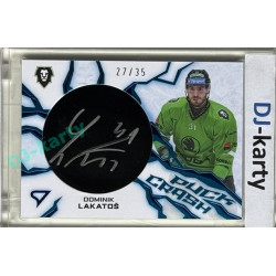 2024/25 Sportzoo ELH 1. serie #PC-DL Dominik Lakatoš Puck Crash Auto 27/35