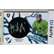2024/25 Sportzoo ELH 1. serie #PC-SM Sebastián Malát Puck Crash Auto 13/35
