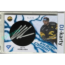 2024/25 Sportzoo ELH 1. serie #PC-PK Petr Koblasa Puck Crash Auto 14/35