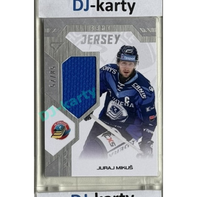 2024/25 Sportzoo ELH 1. serie #GJ-JM Juraj Mikuš Game Jersey 52/85