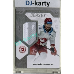 2024/25 Sportzoo ELH 1. serie #GJ-VO Vladimír Dravecký Game Jersey 41/85