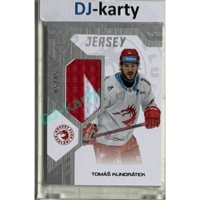 2024/25 Sportzoo ELH 1. serie #GJ-TK Tomáš Kundrátek Game Jersey 85/85