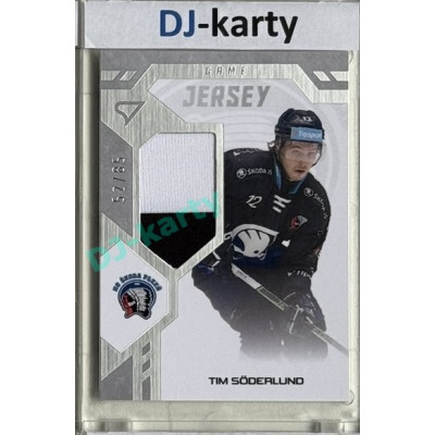 2024/25 Sportzoo ELH 1. serie #GJ-TS Tim Söderlund Game Jersey 52/85