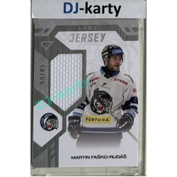 2024/25 Sportzoo ELH 1. serie #GJ-MF Martin Faško-Rudáš Game Jersey 50/85
