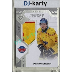 2024/25 Sportzoo ELH 1. serie #GJ-JK Jáchym Kondelík Game Jersey 74/85