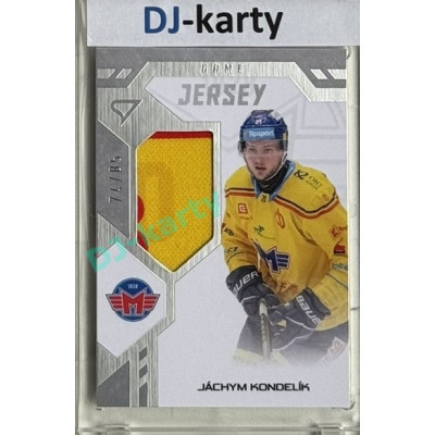 2024/25 Sportzoo ELH 1. serie #GJ-JK Jáchym Kondelík Game Jersey 74/85