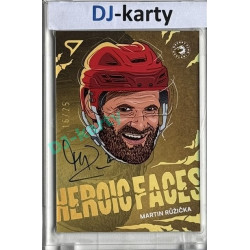 2024/25 Sportzoo ELH 1. serie #HFS-MR Martin Růžička Heroic Faces Auto 16/25