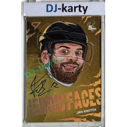 2024/25 Sportzoo ELH 1. serie #HFS-JK Jan Knotek Heroic Faces Auto 06/25