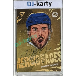 2024/25 Sportzoo ELH 1. serie #HFS-RB Roberts Bukarts Heroic Faces Auto 04/25
