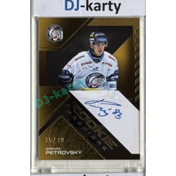 2024/25 Sportzoo ELH 1. serie #RPS-SP Servác Petrovský Rookie Premiere Auto 35/39