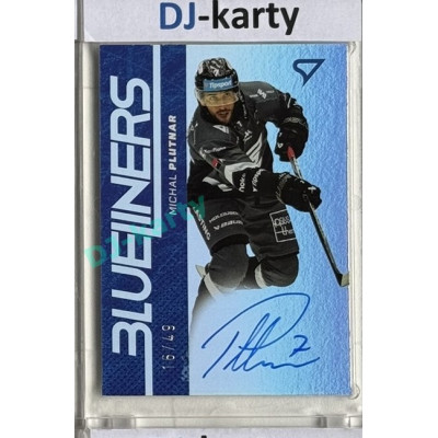 2024/25 Sportzoo ELH 1. serie #BLS-MP Michal Plutnar Blueliners Auto 16/49