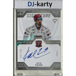 2024/25 Sportzoo ELH 1. serie #SL1-PK Petr Kalina Authentic Signature Level 1 xx/99