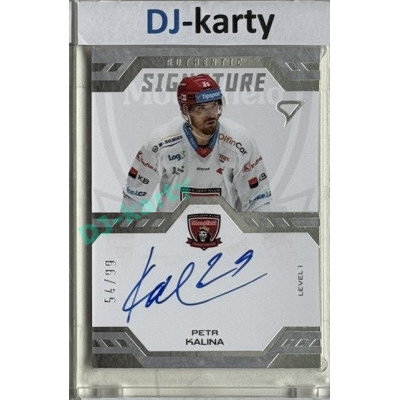 2024/25 Sportzoo ELH 1. serie #SL1-PK Petr Kalina Authentic Signature Level 1 xx/99