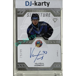 2024/25 Sportzoo ELH 1. serie #SL1-VL Vojtěch Lednický Authentic Signature Level 1 xx/99