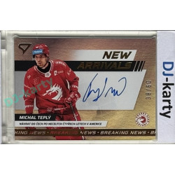 2024/25 Sportzoo ELH 1. serie #NAS-MT Michal Teplý New Arrivals Auto xx/60