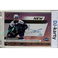 2024/25 Sportzoo ELH 1. serie #NAS-HZ Hynek Zohorna New Arrivals Auto xx/60
