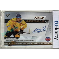 2024/25 Sportzoo ELH 1. serie #NAS-MK Matěj Kašlík New Arrivals Auto xx/60
