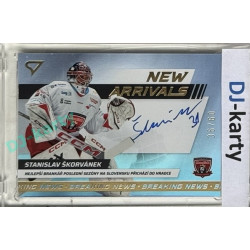 2024/25 Sportzoo ELH 1. serie #NAS-SS Stanislav Škorvánek New Arrivals Auto xx/60