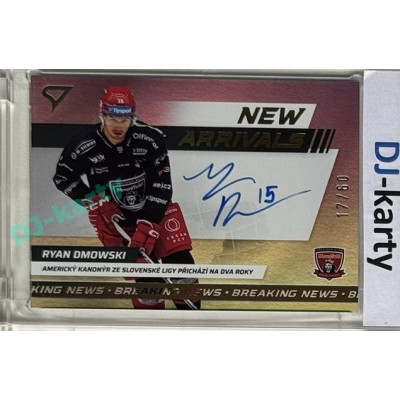 2024/25 Sportzoo ELH 1. serie #NAS-RD Ryan Dmowski New Arrivals Auto xx/60