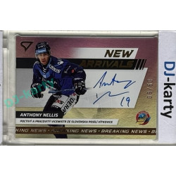 2024/25 Sportzoo ELH 1. serie #NAS-AN Anthony Nellis New Arrivals Auto xx/60