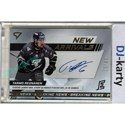 2024/25 Sportzoo ELH 1. serie #NAS-TR Tarmo Reunanen New Arrivals Auto xx/60