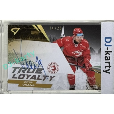 2024/25 Sportzoo ELH 1. serie #TLS-PV Petr Vrána True Loyalty Auto 14/25