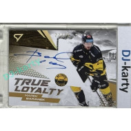 2024/25 Sportzoo ELH 1. serie #TLS-MB Marek Baránek True Loyalty Auto 22/25