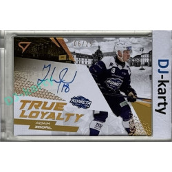 2024/25 Sportzoo ELH 1. serie #TLS-AZ Adam Zbořil True Loyalty Auto 06/25