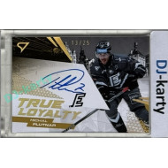 2024/25 Sportzoo ELH 1. serie #TLS-MP Michal Plutnar True Loyalty Auto 13/25