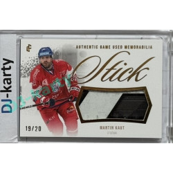 2024 LC Golden Prague Belongs to us #GUS-03 Martin Kaut Authentic Game Used Memorabilia Stick Gold 19/20