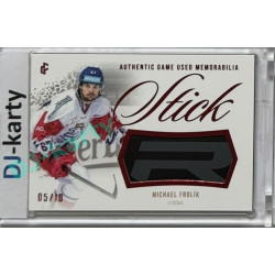 2024 LC Golden Prague Belongs to us #GUS-06 Michael Frolík Authentic Game Used Memorabilia Stick Red 05/10