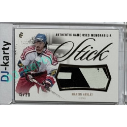2024 LC Golden Prague Belongs to us #GUS-09 Martin Havlát Authentic Game Used Memorabilia Stick Gold 15/20