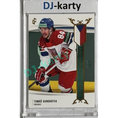 2024 LC Golden Prague Belongs to us #WCH-08 Tomáš Kundrátek IIHF World Championship 2024 Turquoise 1of1
